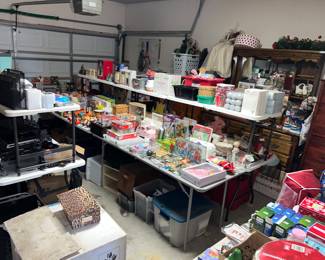 Garage full of items
