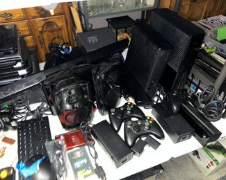 Two Xbox gaming consoles with Accessories 