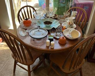 Solid wood kitchen table