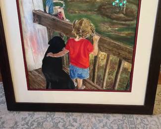 SARAH MUSE PAINTING, LOCAL ARTIST