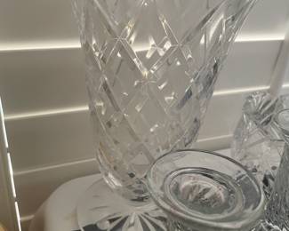 crystal  vase