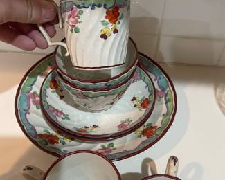 small set of vintage dishes