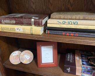RARE OLD AGGIELAND YEARBOOKS AND A FEW VERY COLLECTIBLE UT YEAR BOOKS TOO !!