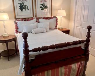 gorgeous custom bed with mattress set $275                             complete bedding with all pillow $100 NOW INITRE SETTING $200 EVERYTHING 