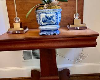 antique pedestal table $225 NOW $100