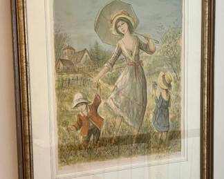 original art under glass $250  NOW $100