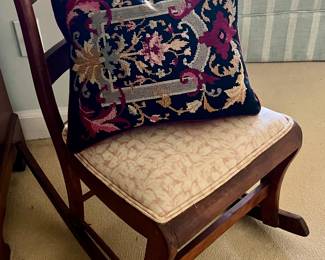 a needlepoint pillow $40  NOW $20 