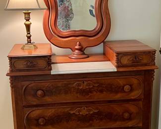marble top vanity $325 