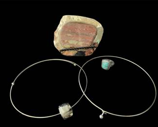 Chokers, Ring, Belt Buckle Costume