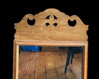 Rustic Solid Wood Vintage Mirror