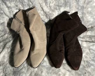 Size 10 Leather Womens Ankle Boots