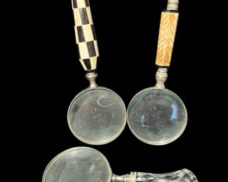 Handled Magnifying Glasses Unique Unusual