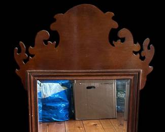 Chippendale Style Mahogany Mirror