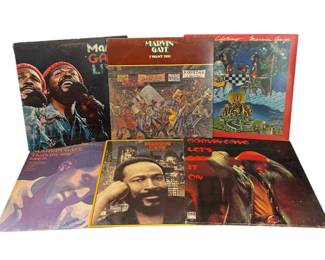 Marvin Gaye Record Collection 6pc