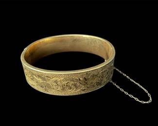 14K Gold Filled Bangle Bracelet