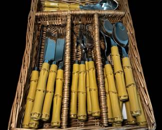 Cambridge Bamboo Handled Cutlery 24pc Set