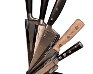 Sharper Image 5pc Knife Block Set