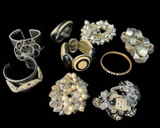 Costume jewelry cuff bracelets 