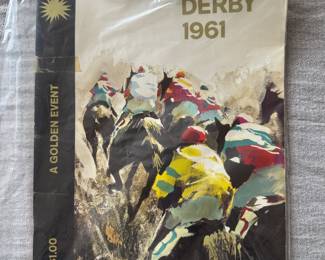 Kentucky Derby event booklet 1961