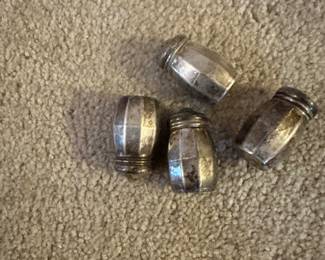 silver plate utensil sets in several patterns