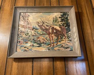 Cross stitch artwork -20x24