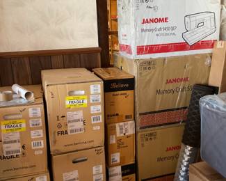 New sewing machines in boxes!