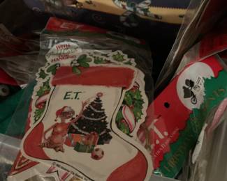 Vintage E.T Christmas decor