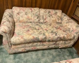 Floral love seat-64”