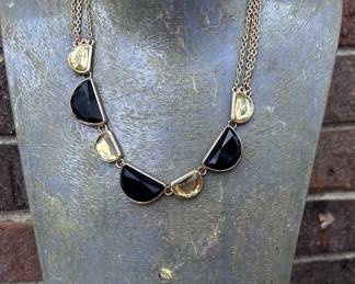 Erika Lyons Black & Gold Choker