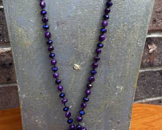 Iridescent Purple Necklace