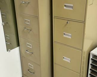 Tall filing cabinets 