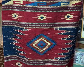 5x7 wool rug/wall hanging excellent condition