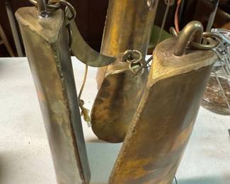 Cool large brass bell windchimes