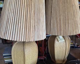 Grass cloth shades!