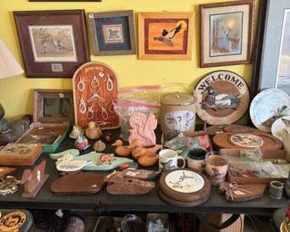 Lots of duck decor!