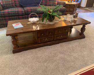 Coffee table with storage 