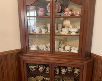 Corner China cabinet 
