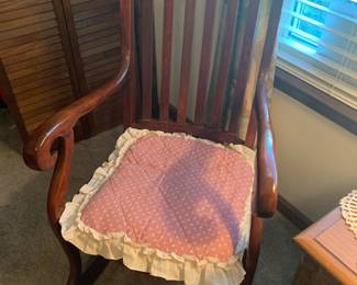 Wooden rocking chair  