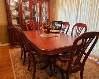 Broyhill Dining Table and China Cabinet