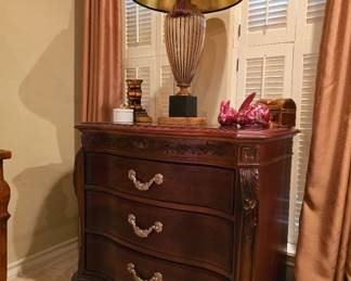 Side chairs, End tables and storage cabinets