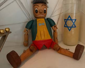 vintage puppet Pinocchio