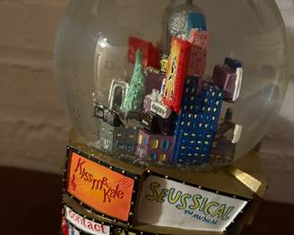 vintage snow globes