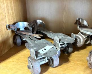 Antique roller skates