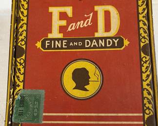 Fine and Dandy Cigarette box