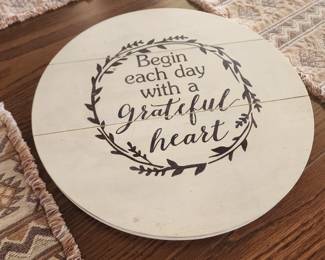 Round Serving Tray