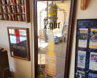 Corona Light Mirror Bar Sign