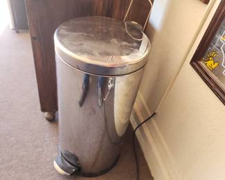 Foot Pedal Metal Trash Can