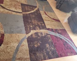 Unique Loom Barista Collection Modern, Abstract Area Rug