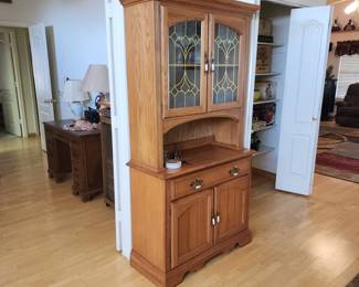 Small Scale Oak Hutch Roth & Brader Furniture