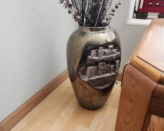 Beautiful Vase with Cliff Dwellings Scene